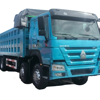 Use d371hp/380hp/400hp mine dump truck SinotruK Haowo 8x4 dump locomotive 12-wheel diesel manual transmission