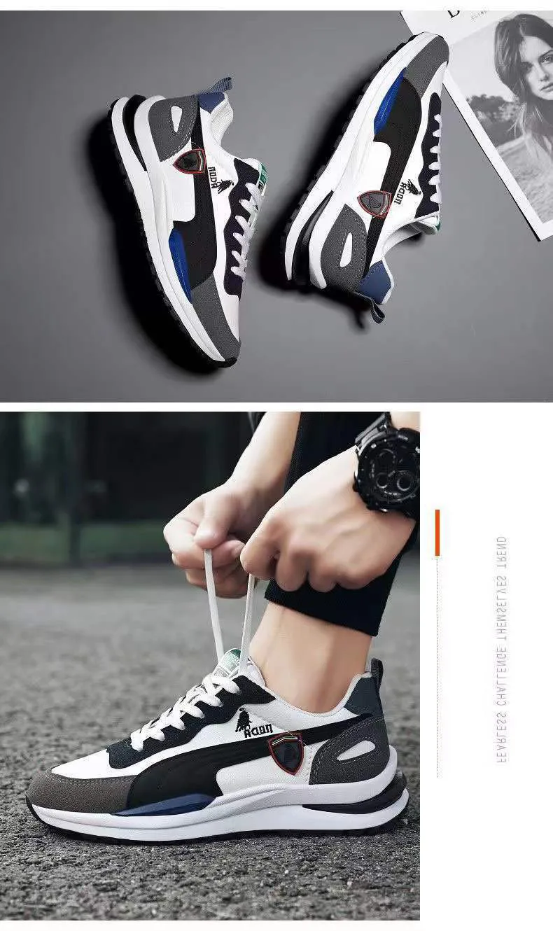 2022 Fashion New Men's Casual Shoes Walking Shoes and Popular Lace up Lazy Shoes for Men