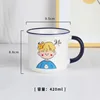 Blue handle blonde boy