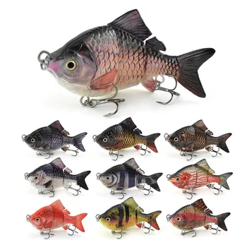 Slow Sink Very Unique Hand-carved Fish Scales Body Vivid Realistic Artificial Hard Jointed Bait Carp Fishing Lures