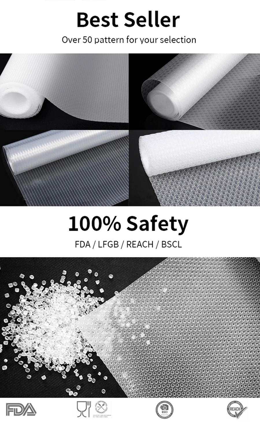 Ecofriendly Food Grade Eva Material Kitchen Accessories Refrigerator