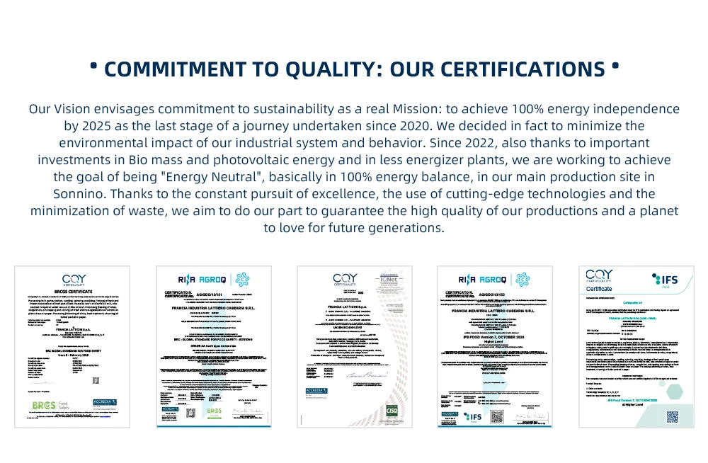 Italian Quality Unique Taste High Nutritional Value Plain Processed