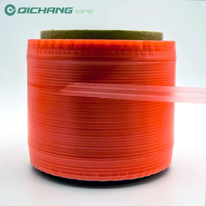 OEM Resealable Bag Sealing Tape 3/6 Inches Double Sided Acrylic Adhesive Water Activated Pressure Sensitive Printing Antistatic