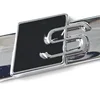 Glossy Silver - Black