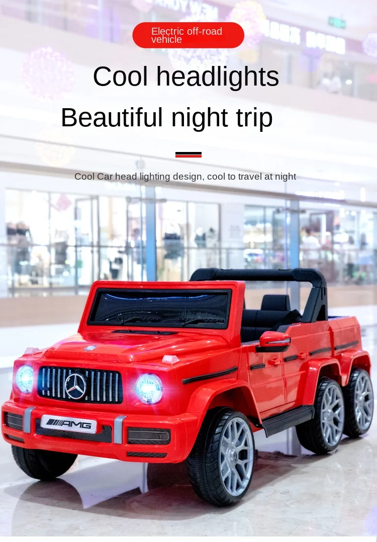 Ride On Car Sixwheel Children's Electric Car Offroad Vehicle With