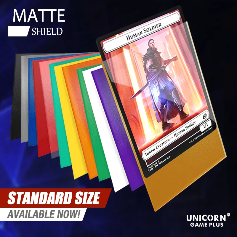 mtg card sleeves amazon Amazon.com: 500 Counts Black Card Sleeves, Matte Card Sleeve Deck Card  Protectors, Trading Card Sleeves Fit for MTG, TCG and Sports Cards : Toys &  Games main image 1