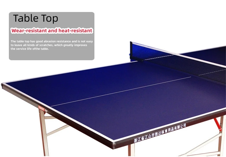 Professional International Standard Size 15mm Mdf Folding Table Tennis