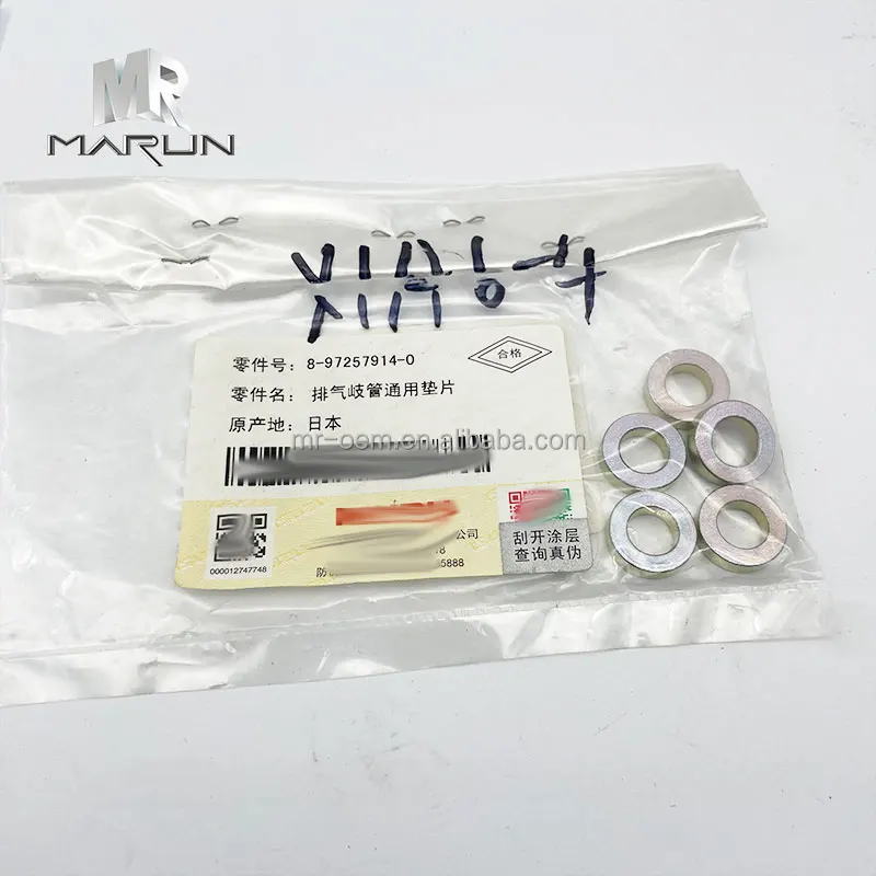 8-97257914-0 SY55-G3 4JG3 Washer for Construction Machinery Excavator  Engine Parts