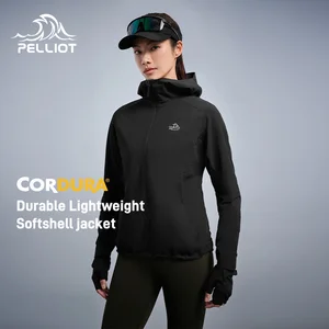 Pelliot Outdoor Soft Shell Jacket 2026 Women's New Lightweight Durable Running Sports Coat Stretch Comfort DWR Casual Top