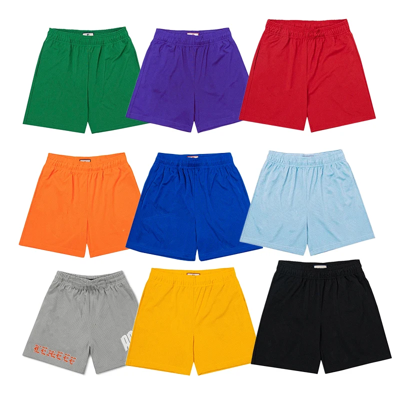 Custom High Quality Athletic Apparel Plain Polyester Shorts,6 Inch 5 In 