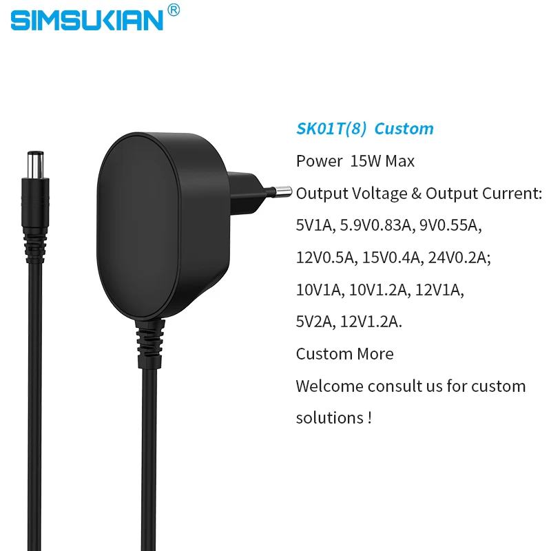 Simsukian 18v Ac/dc Power Adapter