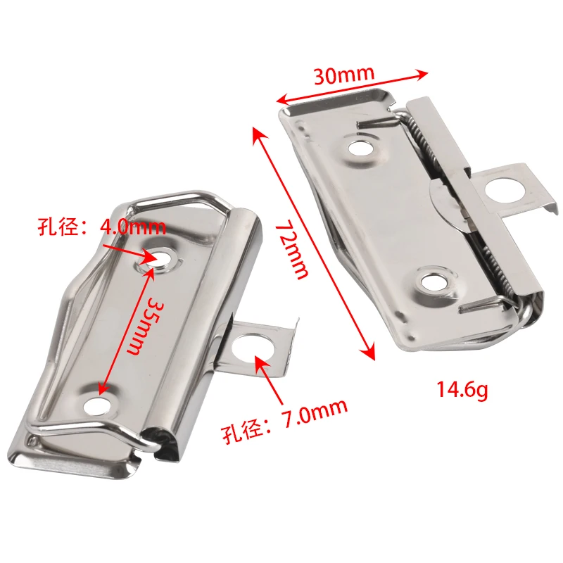 Зажим для бумаги Karwo 70x30 мм с