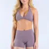 Purple-brown [bra + shorts]
