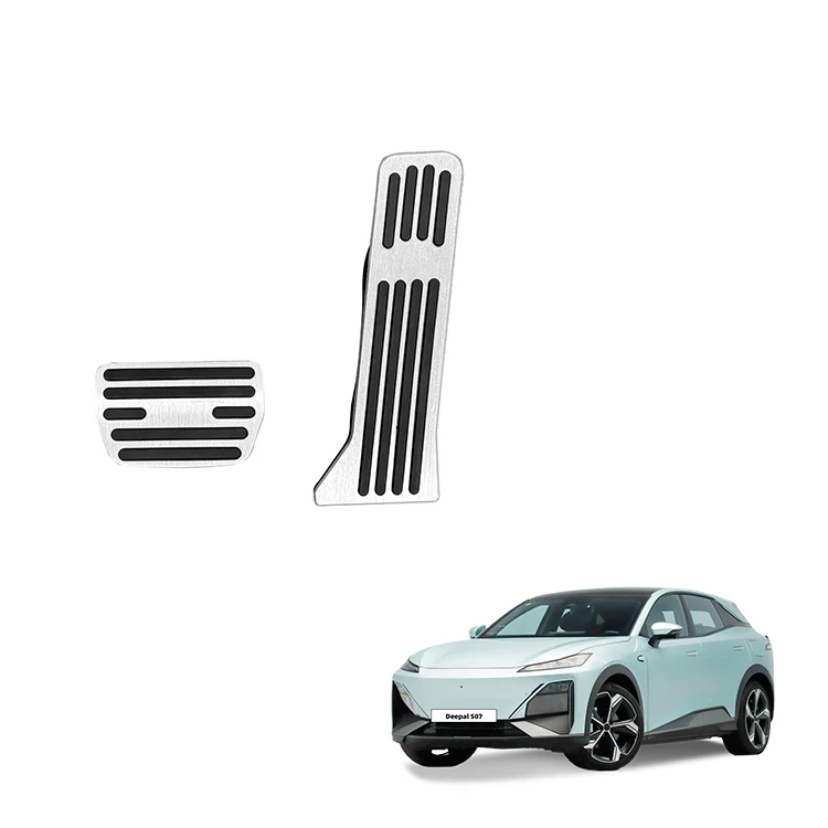 Acceleratorbromspedal för Changan Deepal S07 Tillbehör Rostfri Stål Fotavlagringspedaltäckning Inredningsdetaljer