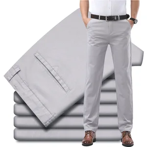Summer New Men's Slim-fit Casual Straight-leg Loose Pants Comfortable Versatile Middle-aged and Youth Clothing