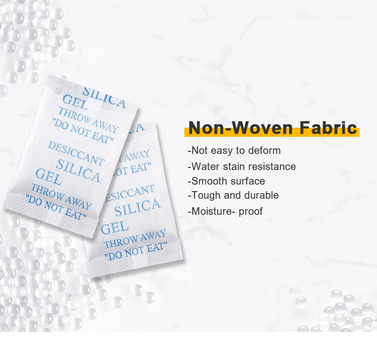 Food Grade Silica Gel Packets 1G,2G,3G,5G,10G,50G,100G,200G  Silica Gel Desiccant Bags White Silica Gel