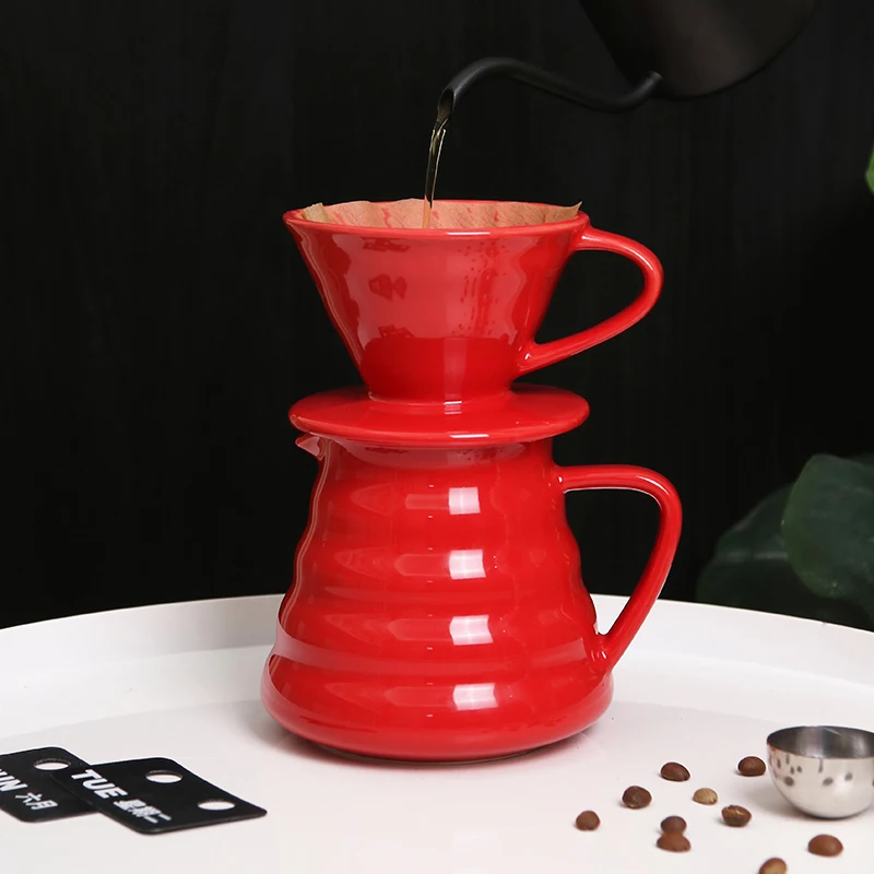 Cornflower Artisan Series Baked Flower Ceramic Coffee Dripper for 1-4 Cups manufacture