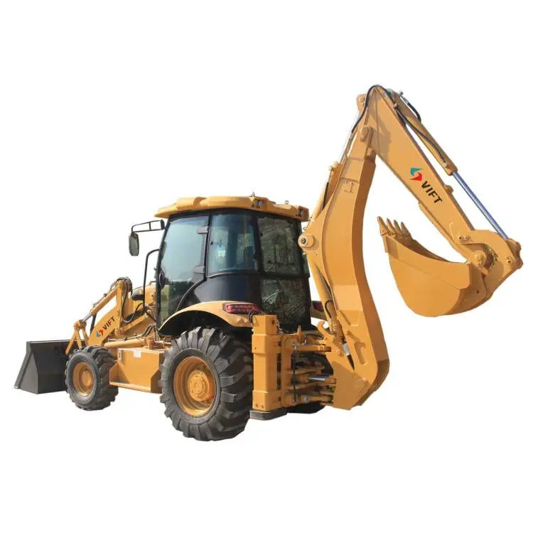 VIFT Factory Supply New Condition Small Construction Machinery 2.5 Ton Diesel Backhoe Loader Tractor EPA Euro CE Certificate