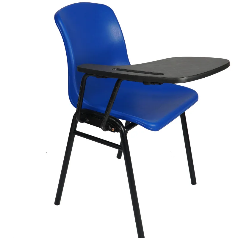 plastic study chair with writing pad