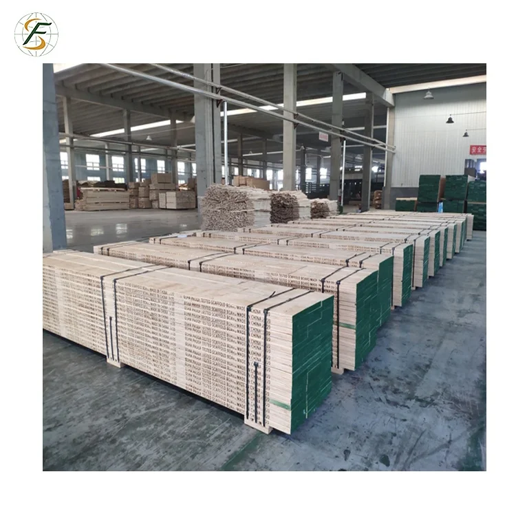 3.9m OSHA  LVL Scaffold Board Construction Pine LVL Timber  Pine Lumber to Dubai