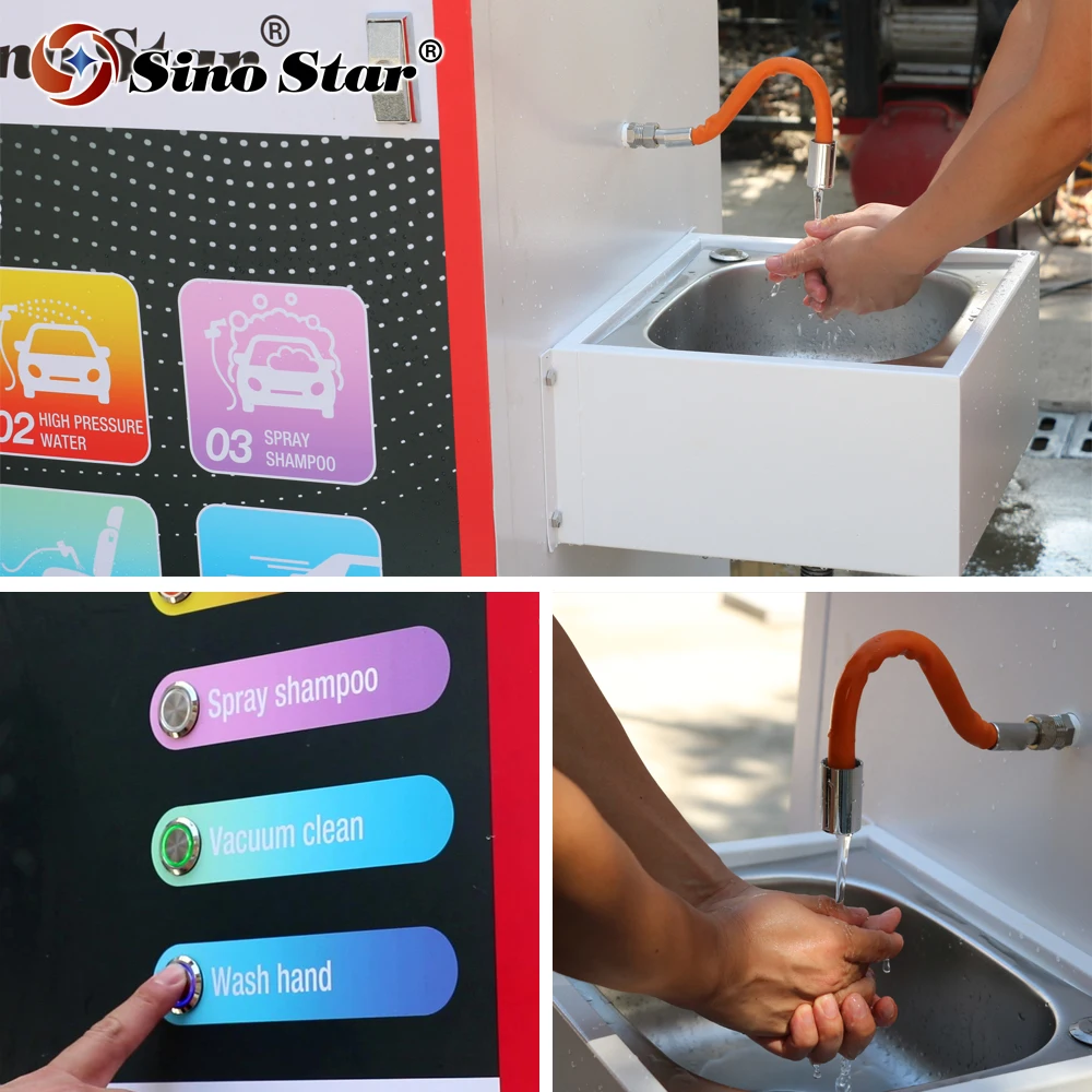 2014 CE Coin /card Operated Self Service Car Wash/self-service Self Service Car Washing Machine From Sino Star