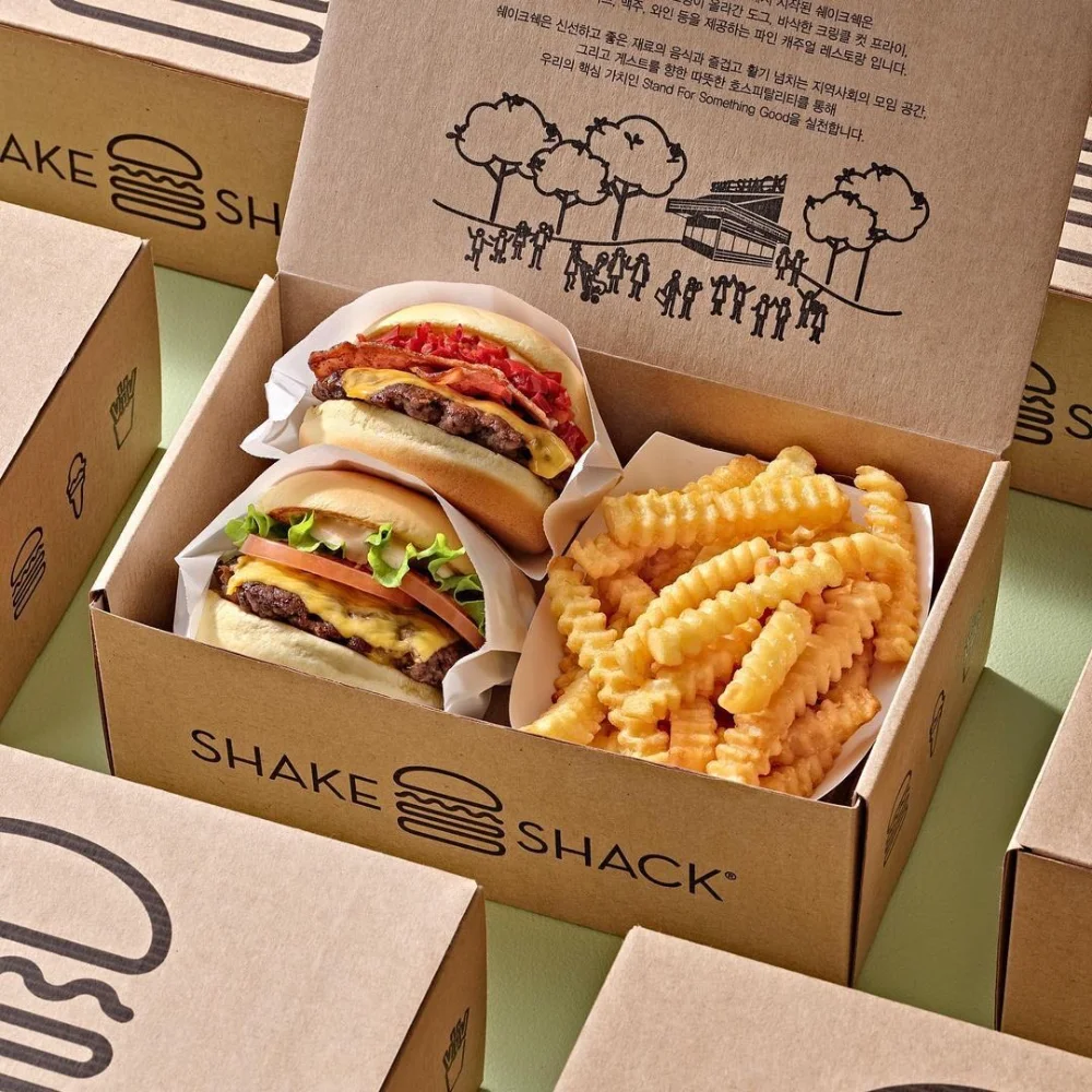 Kustom Burger Box - Customizable Fish and Chips Food Box