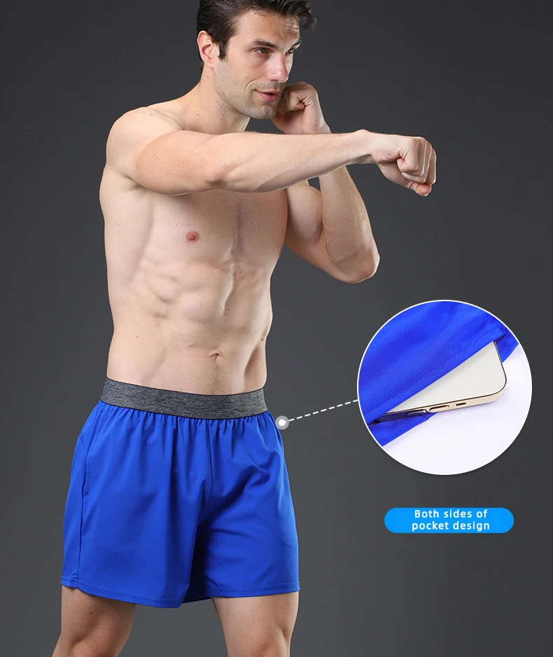 Fiess Herren Sommer Outdoor Schnelltrocknend Laufshorts Casual Quarter Sport Shorts935_voghion.com