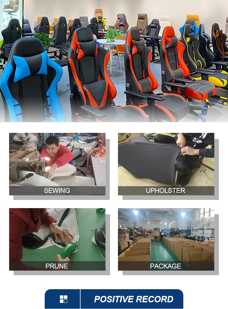 Dious modern high quality PU leather computer racing chair foldable gaming chair