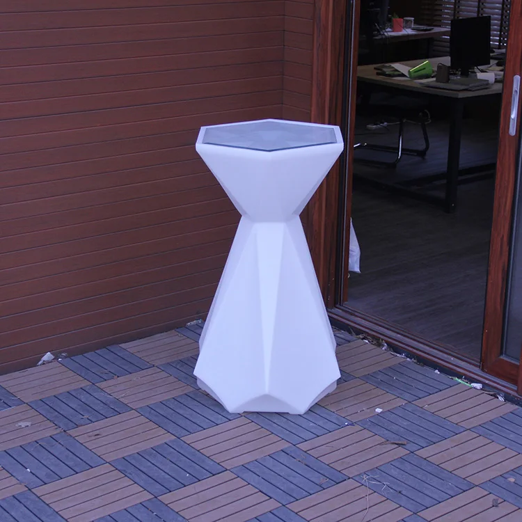 Перезаряжаемый портативный коктейльный светодиодный стол с дистанционным управлением