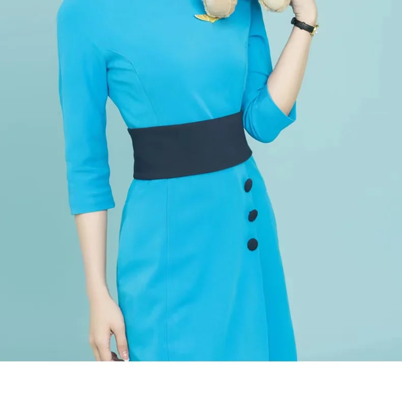 Airline Stewardess Dress Student Interview Flight Attendant Uniform Flight Attendant Dress Air Railway Cadet Uniform