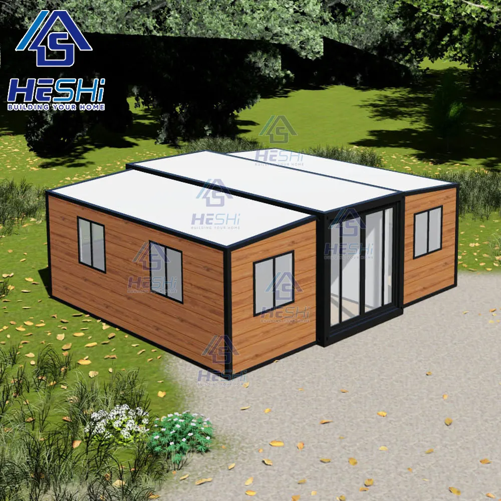 Local Standards Prefabricated 20Ft 40Ft Expandable Container House 2 4 ...
