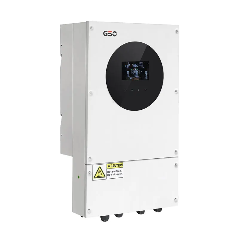 GSO Dependable Performance Hybrid Inverter Solar Inverter Mppt Solar 6000 Watt Pure Sine Wave Single Phase Inverter