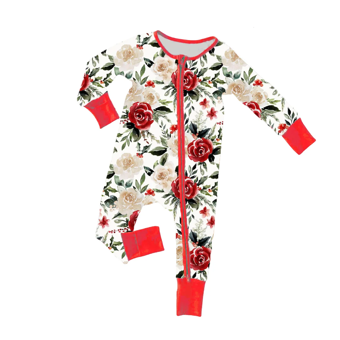 New Hot Custom Baby Clothes Long Sleeves 95 Bamboo 5 Spandex Newborn