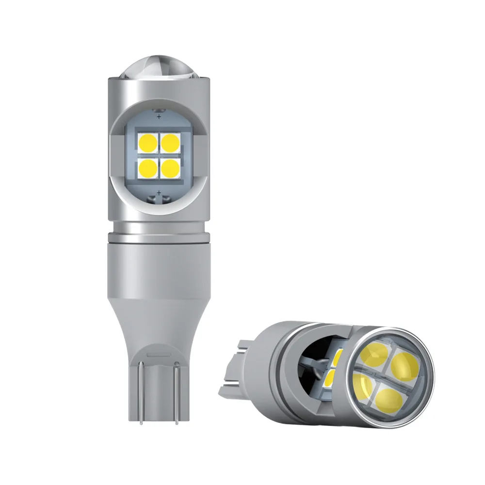 4x T15 T10 White LED Chip 9SMD Xenon Bulb #St12 License PLate Light Stop Brake 