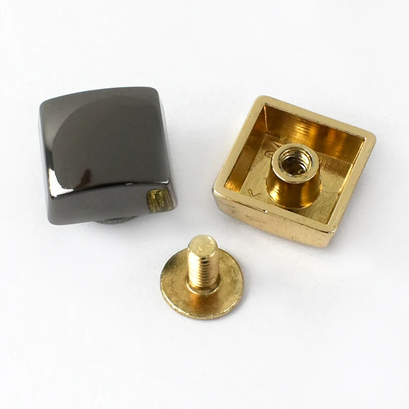 Meetee ZK888 Alloy Square Rivet Nails for Handbag Accessories