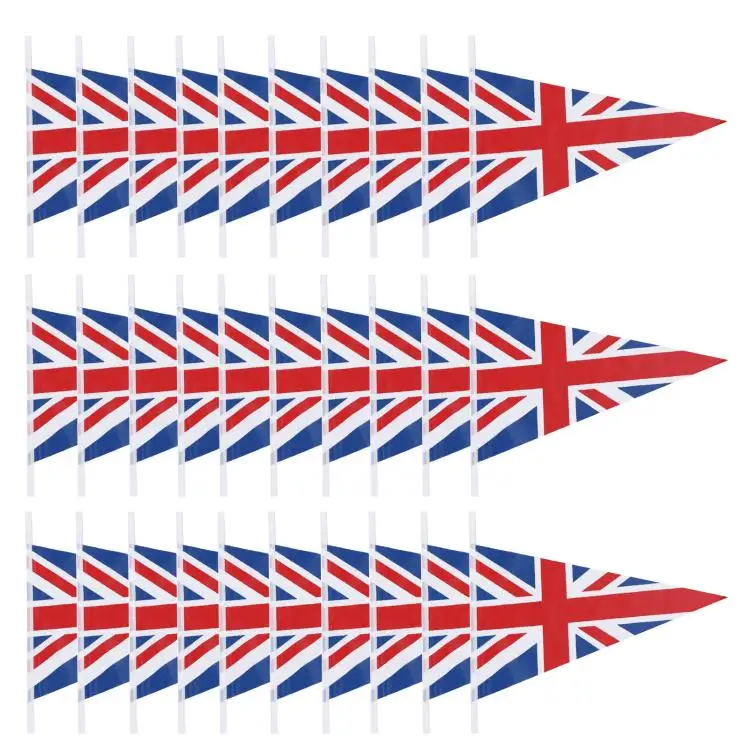 Union Jack Bunting Flag Union Jack Triangular Banner With 30 Flags 33ft ...