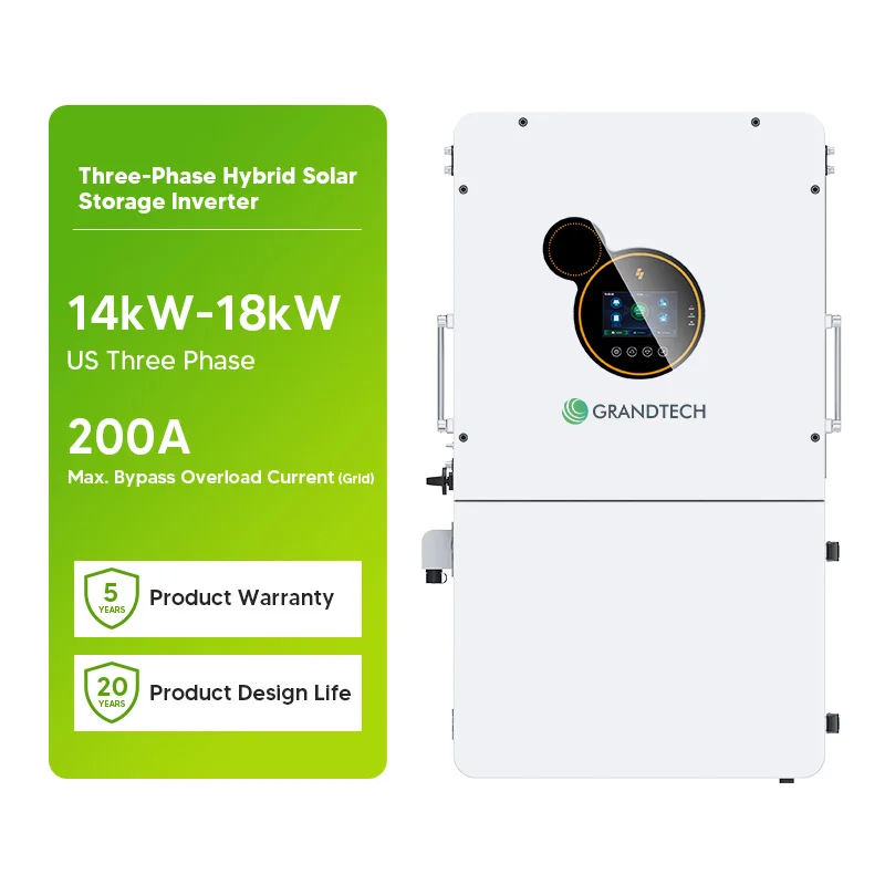 US-sertifisering SRNE uten nett 3 MPPT hybrid sol smart inverter 5 kW 8 kW 12 kW 120 V 220 V 208 V 16 kW 18 kW solinverter for hjem