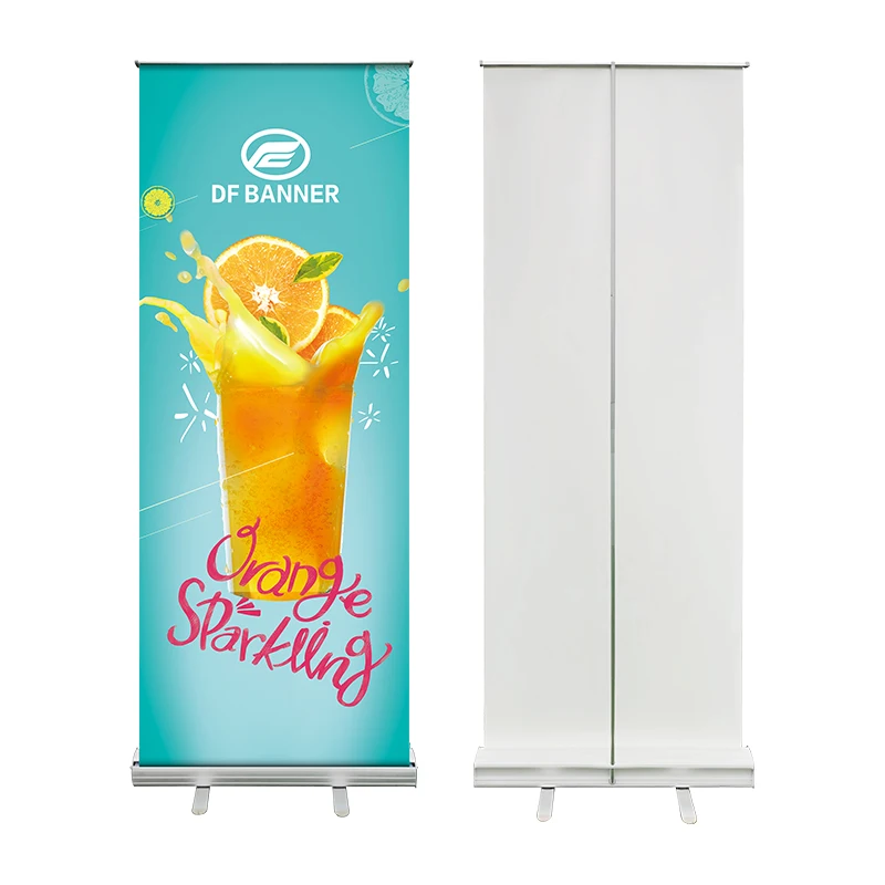 Retractable Roll Up Banner Stand Trade Show Display With Custom