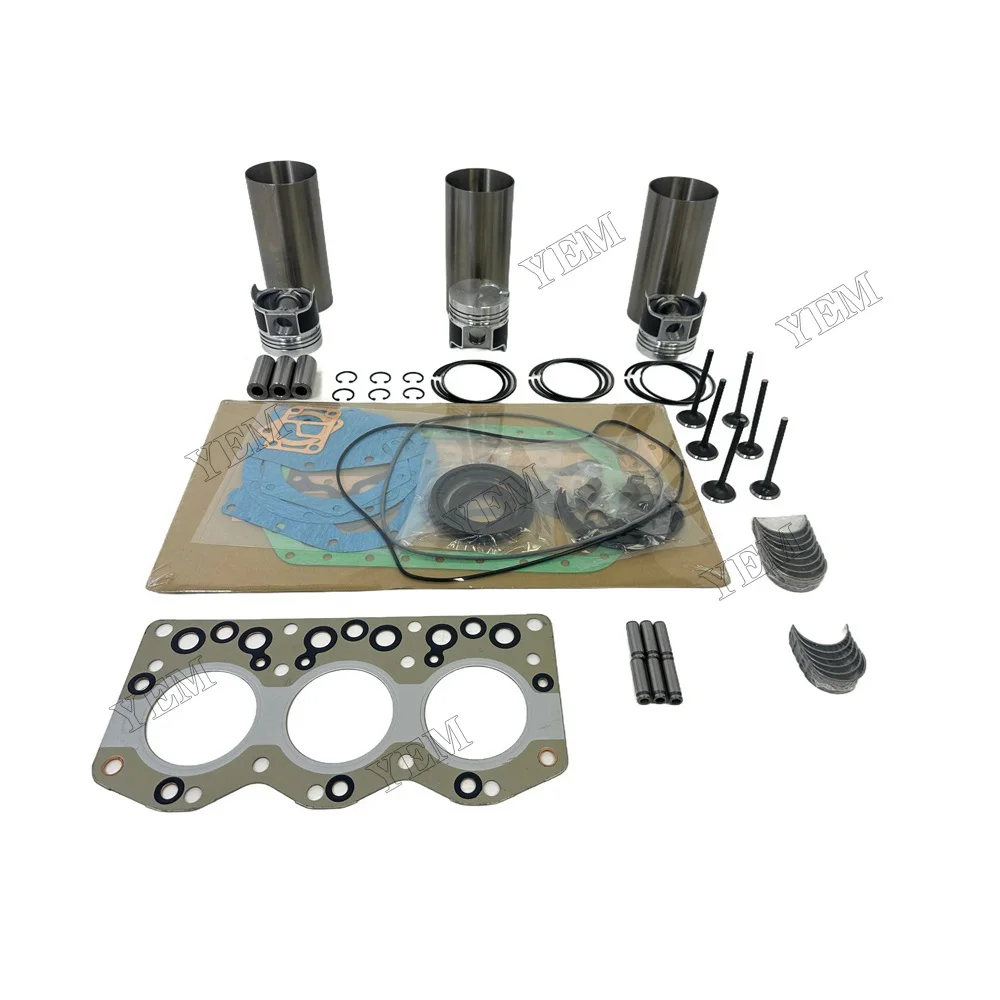 For Isuzu 3AE1 Overhaul Gasket Kit Engine Part Engine Piston Ring Gasket Bearing