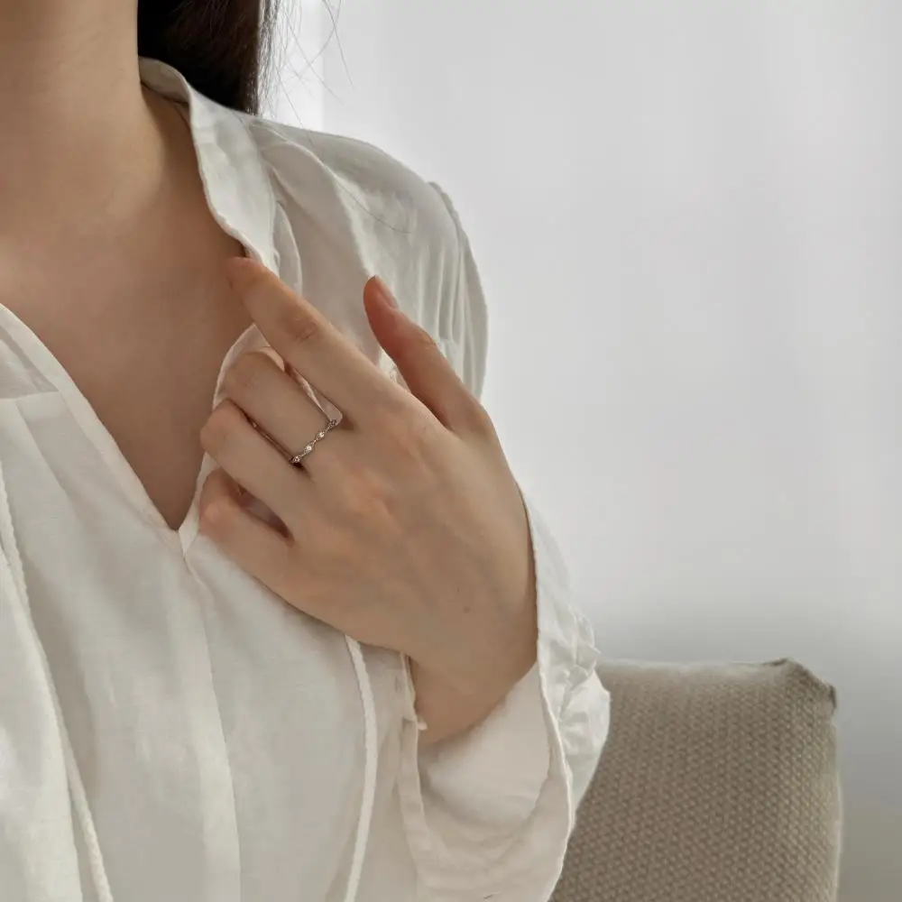 KAKODIY Fashion Evil Eye Open Girls Ring Women Wedding Engagement 925 Sterling Silver Ring detail 10