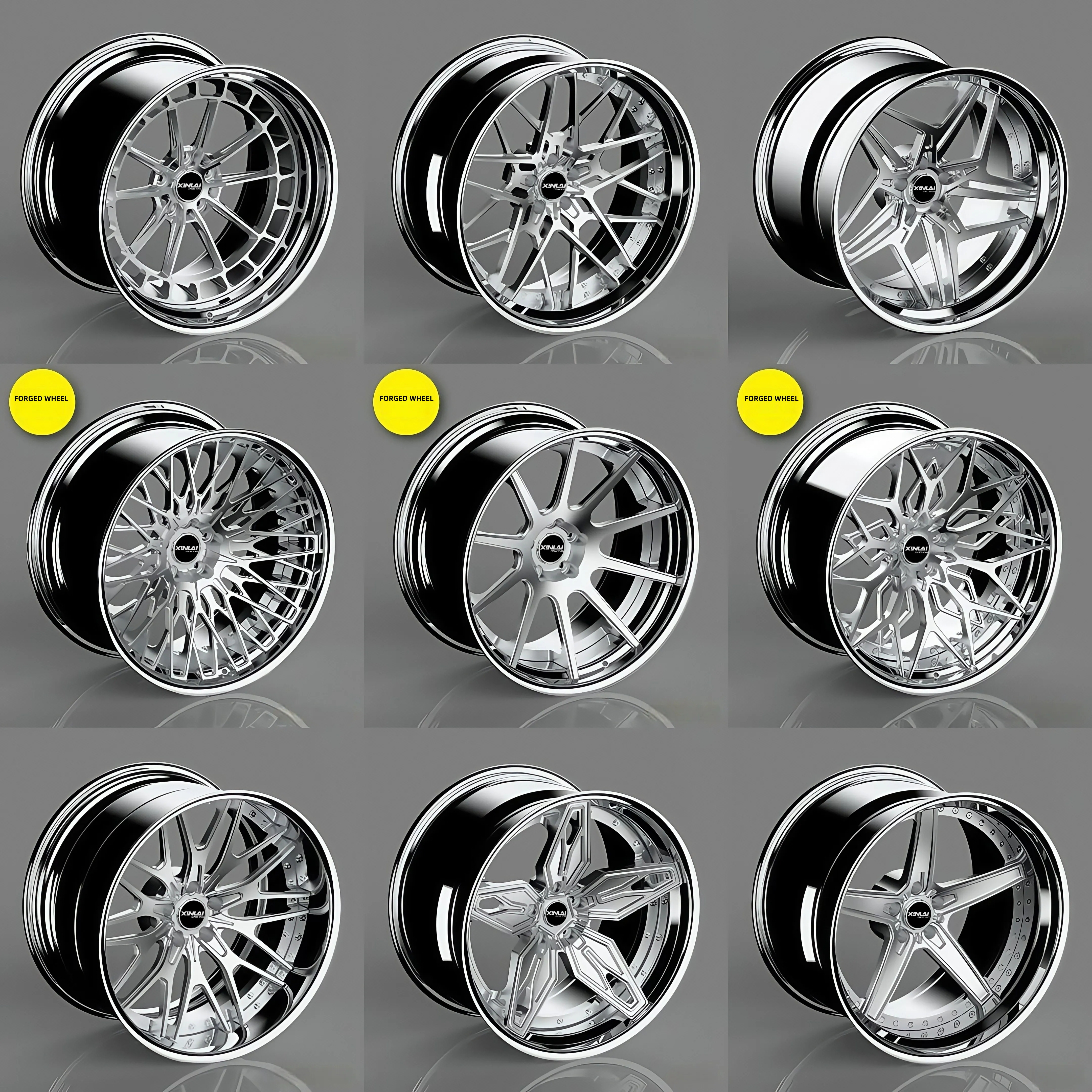 XL Passenger Car Wheels 5x120 5x112 5x114.3 17 18 19 20 22 Inch Alloy Beadlock Rims for Racing Car Off-road Custom Forged Wheel - Image 5