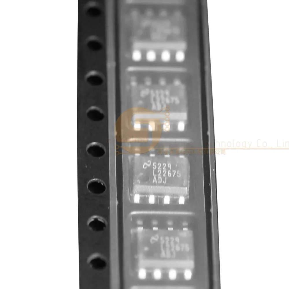 Régulateur abaisseur 3 A ajustable LM22675MRX-ADJ LM22675 SOP-8 pour systèmes d'alimentation