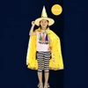 yellow cape +hat