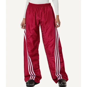 Custom Baggy Oversized Jogger Windbreak Pants Women Water Proof Pants Sweatpants Embroidery Stripe Trousers