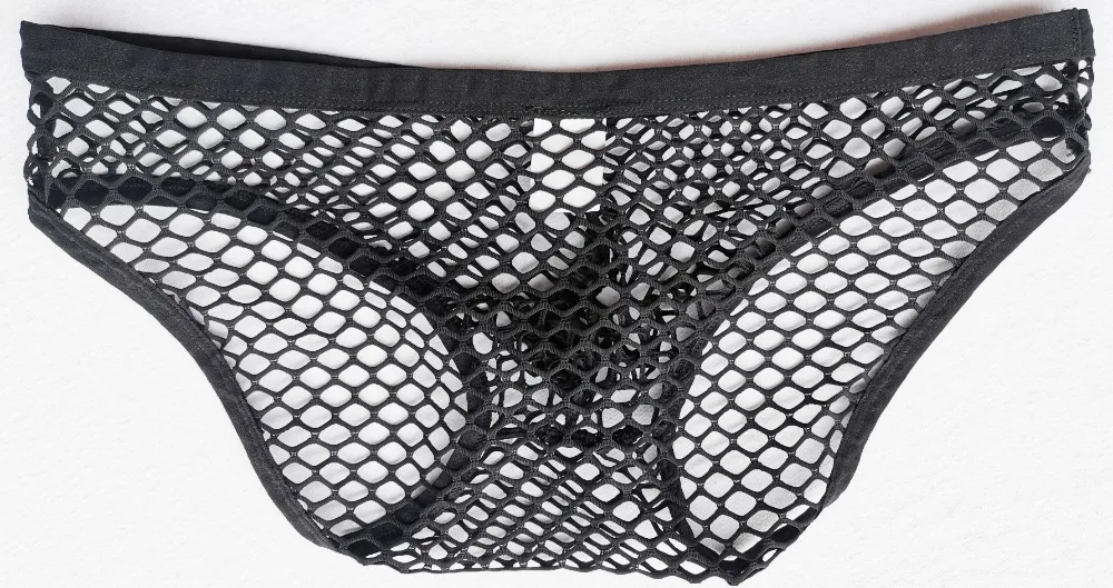 Custom Hollow Out Sexy Men Briefs Mesh Briefs Secret Male Underwear ...