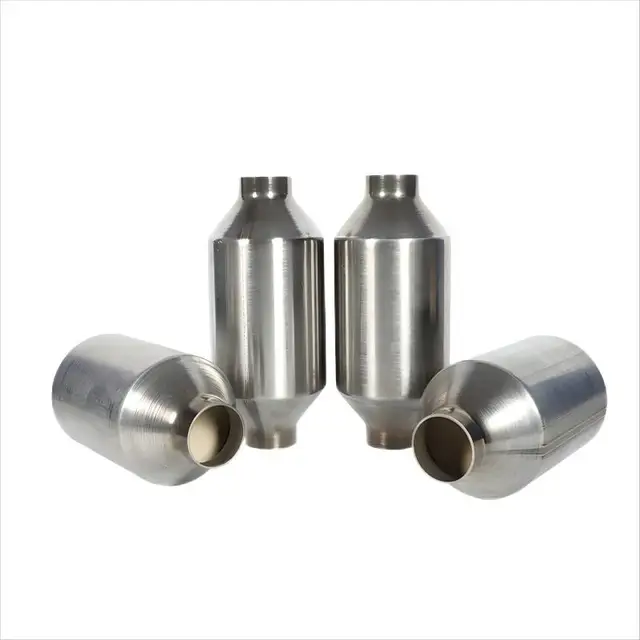 DX  high quality Universal Catalytic Converter round catalyzer Three way catalyst catalytic spin converter for auto exhaust