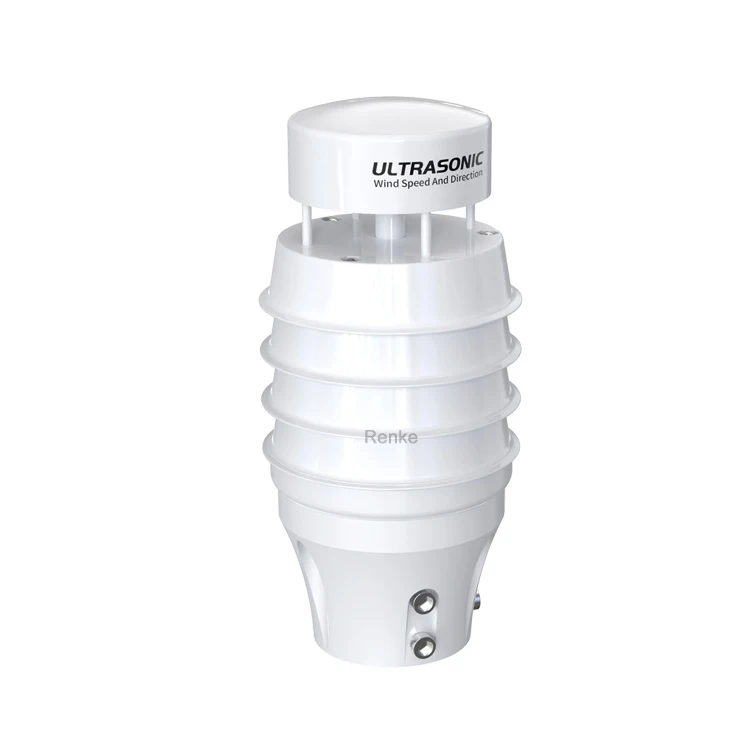 Rainfall Temp Wind PM Measuring RS485 Output Outdoor Small Weather Station Ultrasonic