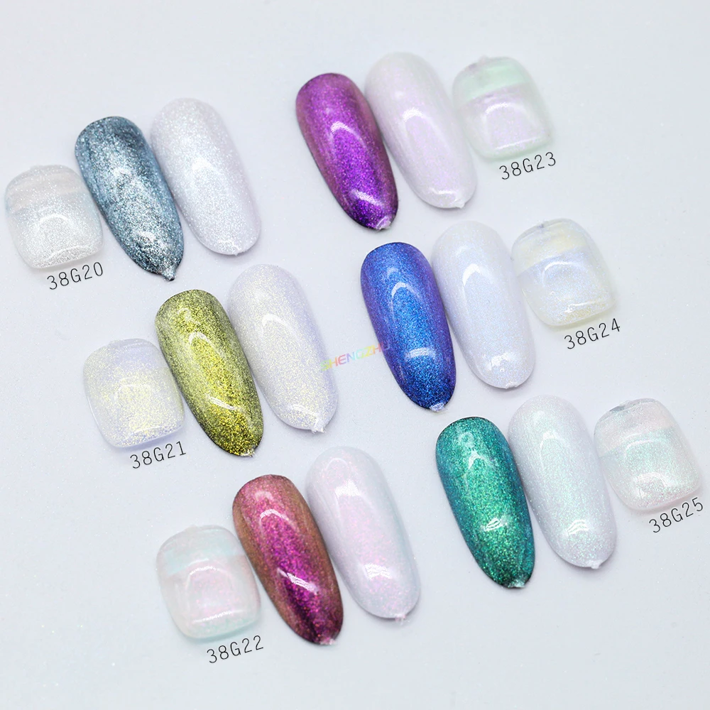 Sheng Zhu Pearls Diamonds Pigment Interference Mica Powder for Eye Shadow Nail Polish Resin