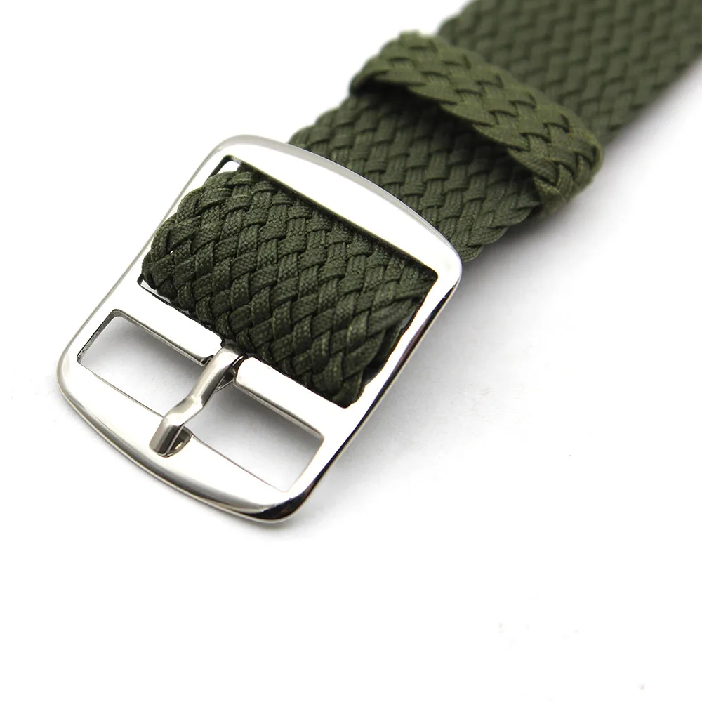 ANNEFIT Cinturino per Orologio in Nylon 22mm per Uomo e Donna con Fibbia Argenta in Acciaio Inossidabile (Blu