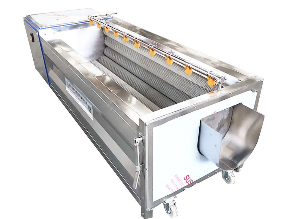 Multipurpose Brush Roller Machines for Washing and Peeling Potatoes Vegetable Fruit Sweet New Product 2020 Provided Wash Fruit